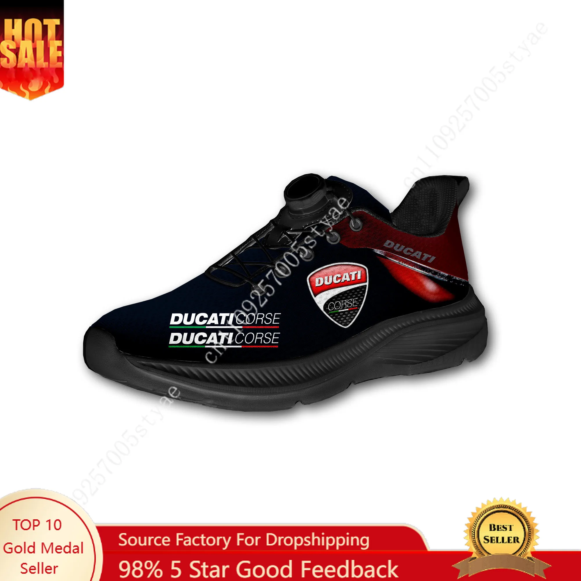 Women Shoes Sneakers - Italian Motorcycles Custom Walking Shoes Men