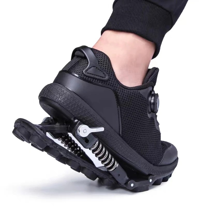 Women Shoes Running - Mechanical Shoes With Steel Spring Wire