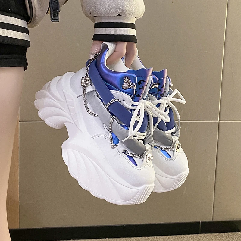 Women Shoes Running - Lovely Kawaii Women sneakers wedge casual