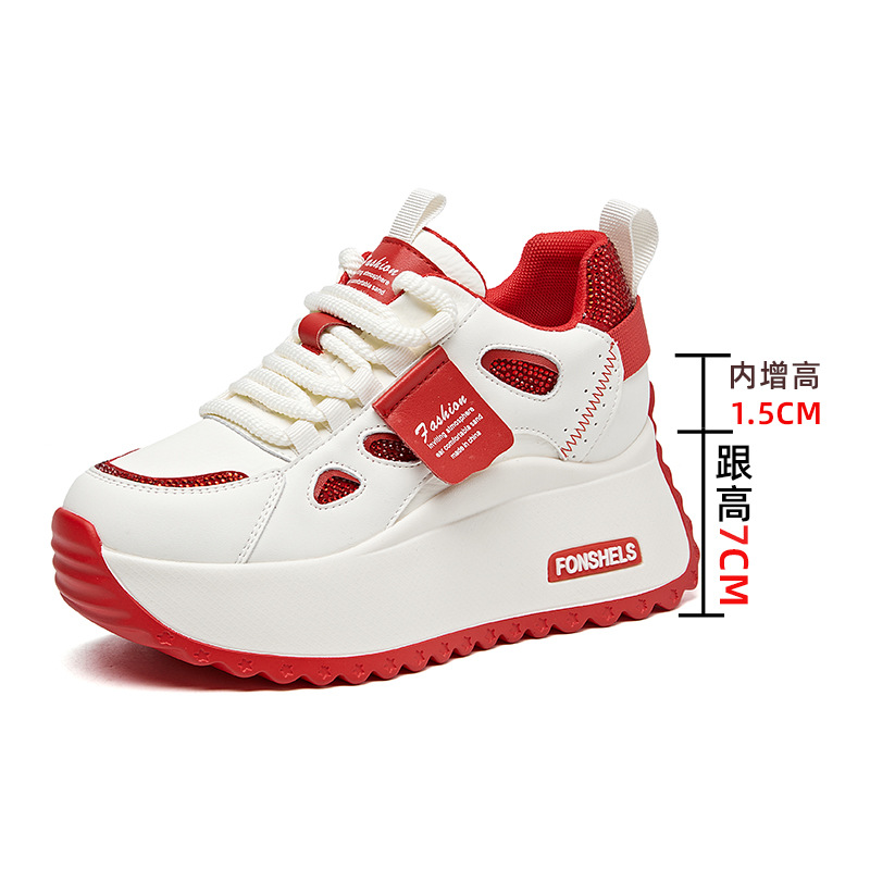 Wedge Heeled Sneaker - 2025 New 8.5cm Platform Sneakers for