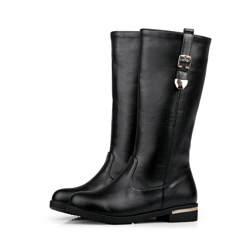 Luxury Soft PU Leather Winter  - огляд і ціна Women'S Shoes Burgundy