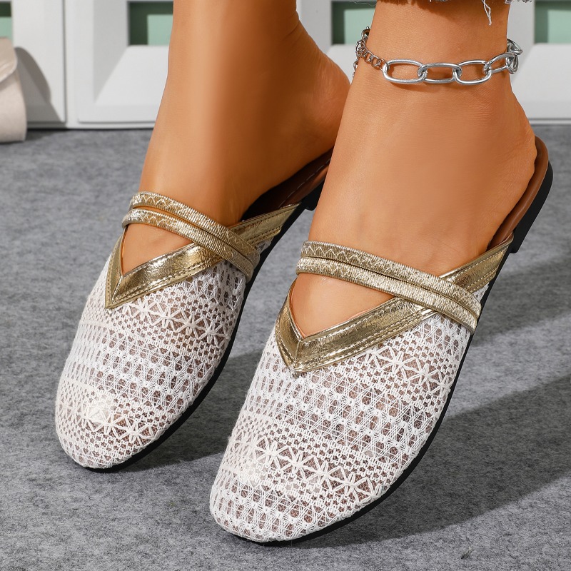 Women's Summer Closed-Toe Beac - огляд і ціна Slip On Mule Flat