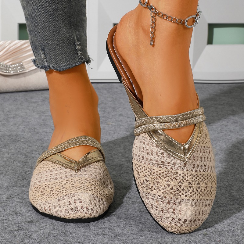 Women's Summer Closed-Toe Beac - огляд і ціна Slip On Mule Flat