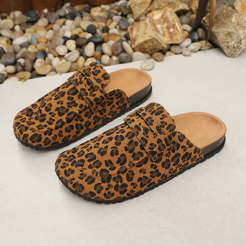 Women Leopard Print Slip on Mu - огляд і ціна Slip On Mule Flat