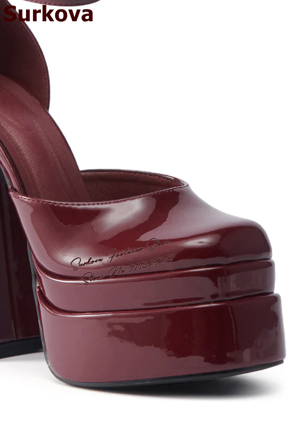 Surkova Burgundy Patent Leathe - огляд і ціна Women'S Shoes Burgundy