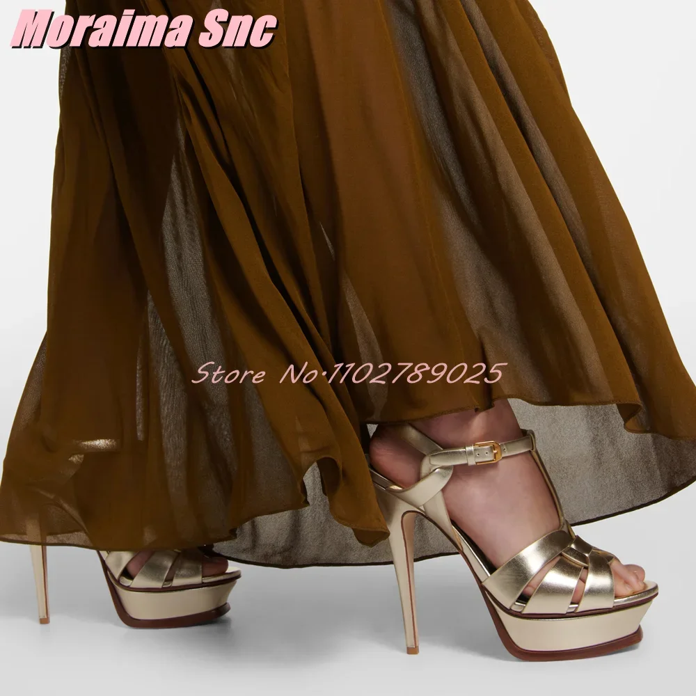 Platform Waeve T-strap Square  - огляд і ціна Women Shoes Formal