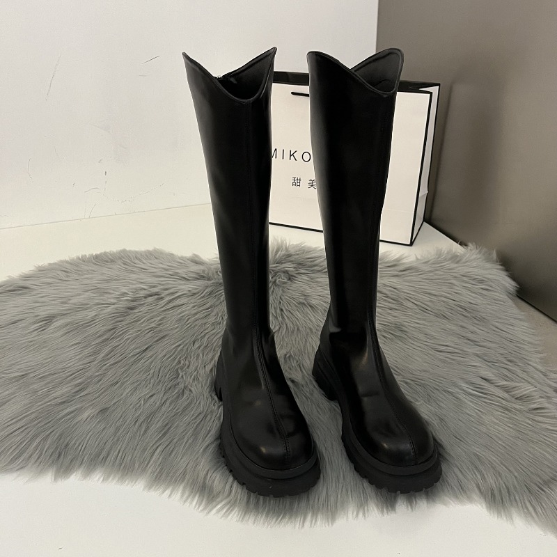 Retro Bare Colored Boots Women - огляд і ціна Knee High Boots Women