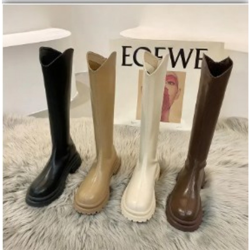 Retro Bare Colored Boots Women - огляд і ціна Knee High Boots Women