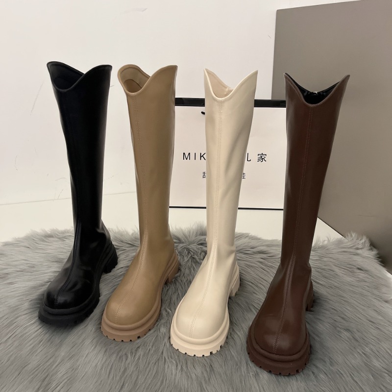 Retro Bare Colored Boots Women - огляд і ціна Knee High Boots Women