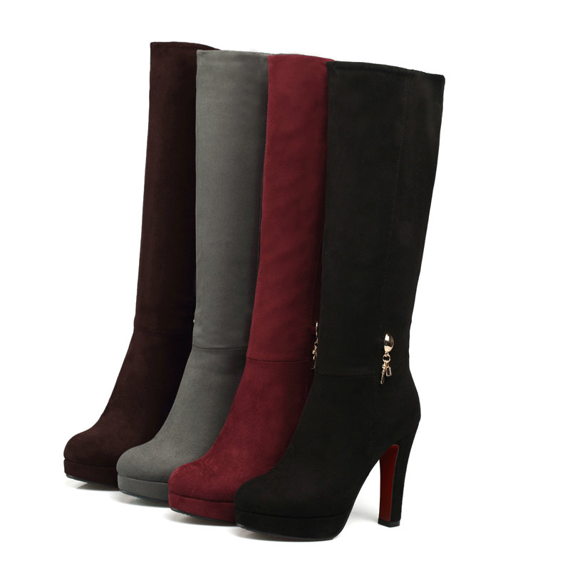 Faux Suede Nubuck Leather Burg - огляд і ціна Women'S Shoes Burgundy