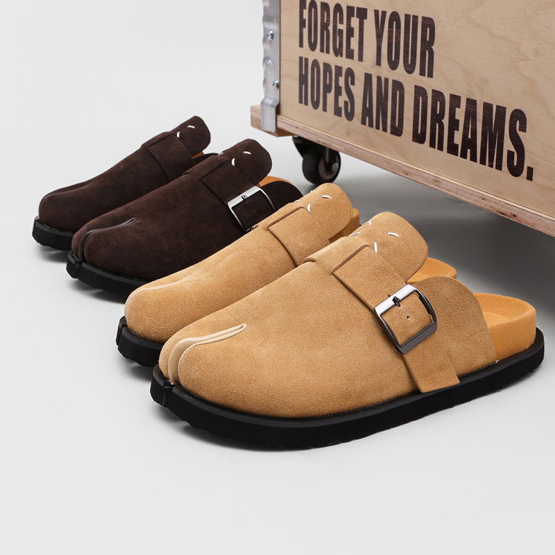 New Trendy Men Split-toe Mule  - огляд і ціна Slip On Mule Flat