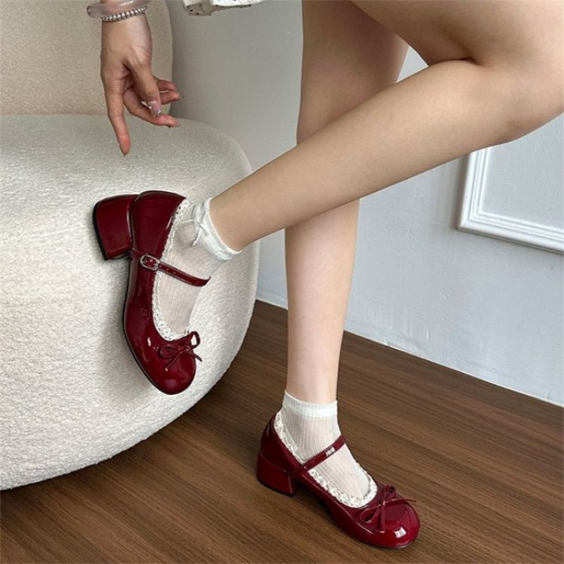 2026 Spring/Fall Women's High- - огляд і ціна Women'S Shoes Burgundy