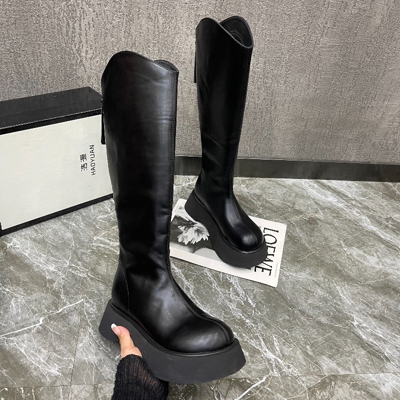 Women's New Simple Solid Color - огляд і ціна Knee High Boots Women