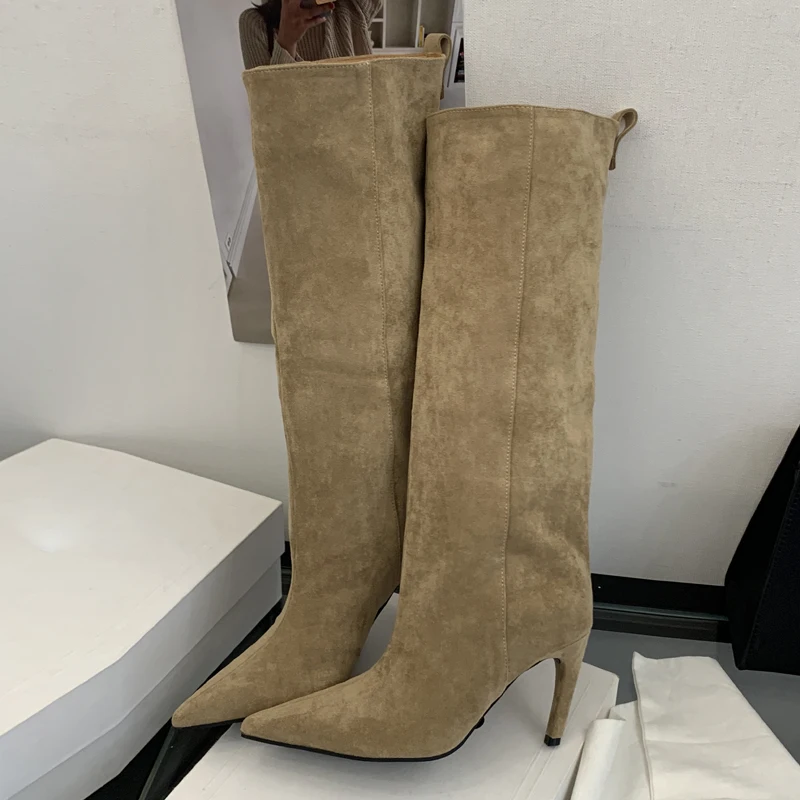 Street Punk Winter Vintage Poi - огляд і ціна Knee High Boots Women