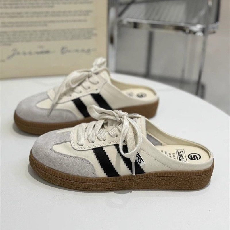 Women Mules Shoes Sports Round - огляд і ціна Slip On Mule Flat