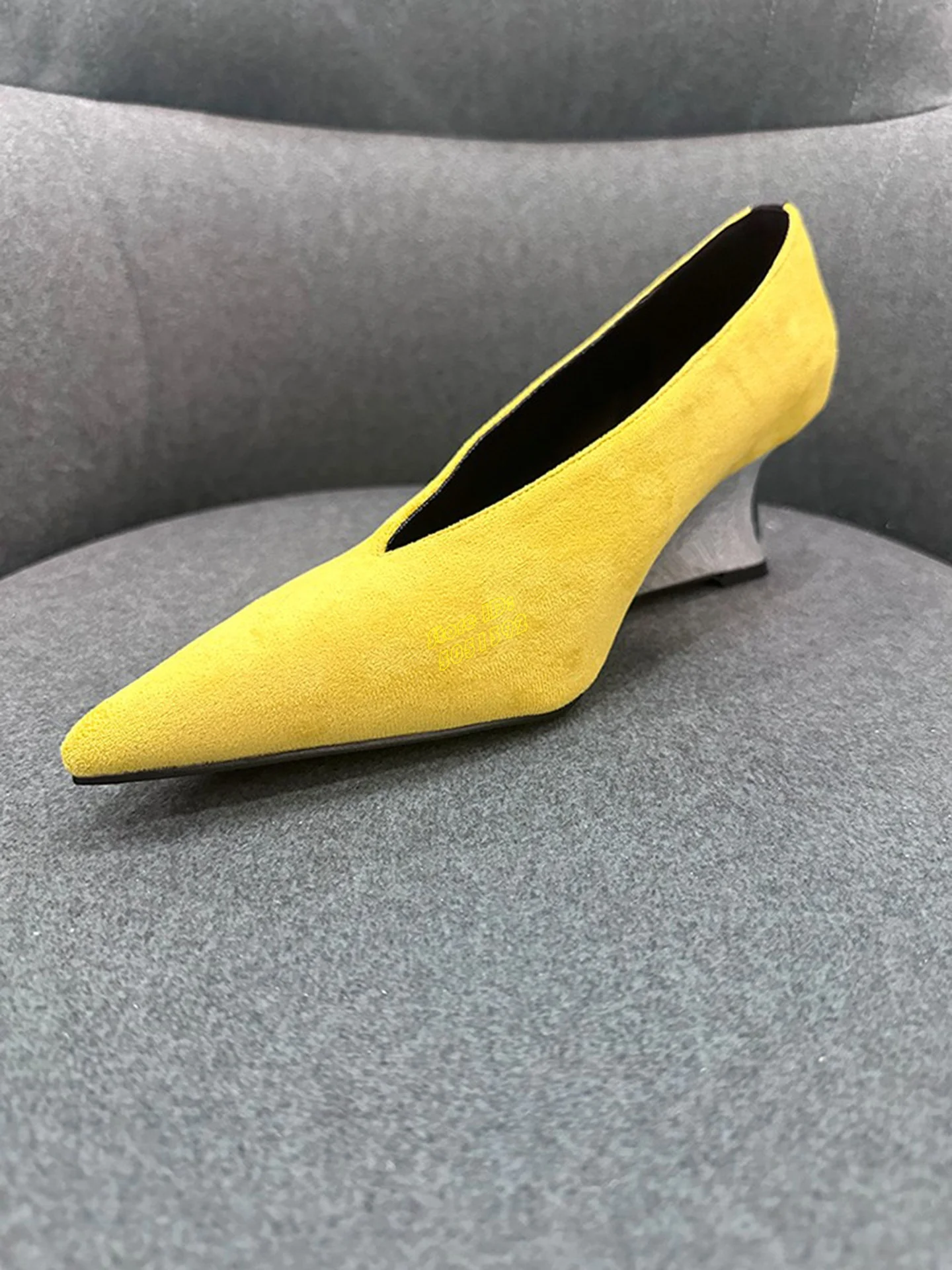 Red Suede Slip On Pumps Wedges - огляд і ціна Women'S Shoes Burgundy