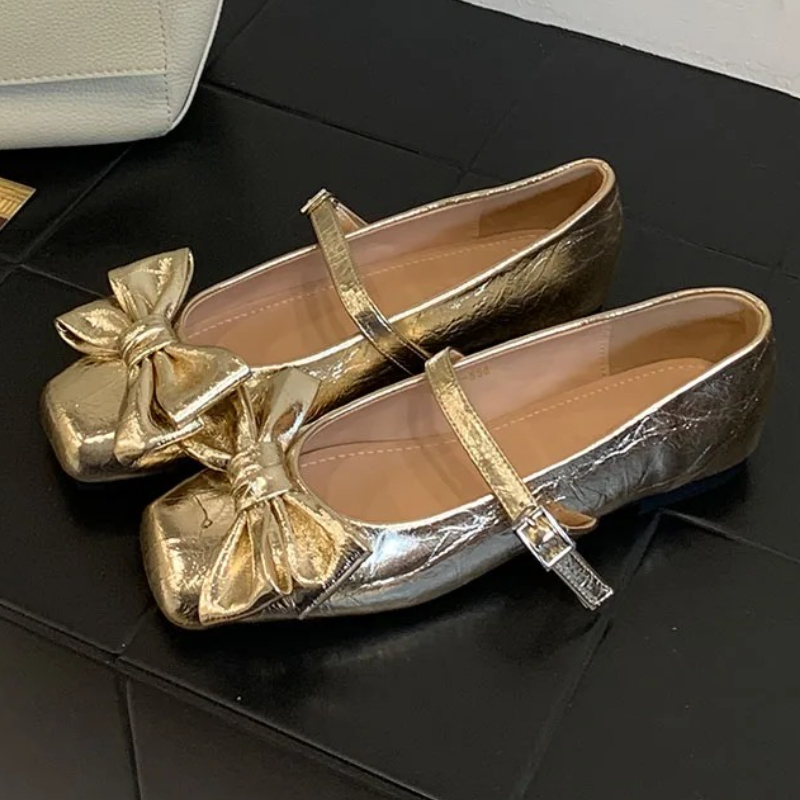 Cute Bowknot Square Toe Design - огляд і ціна Women Shoes Elegant