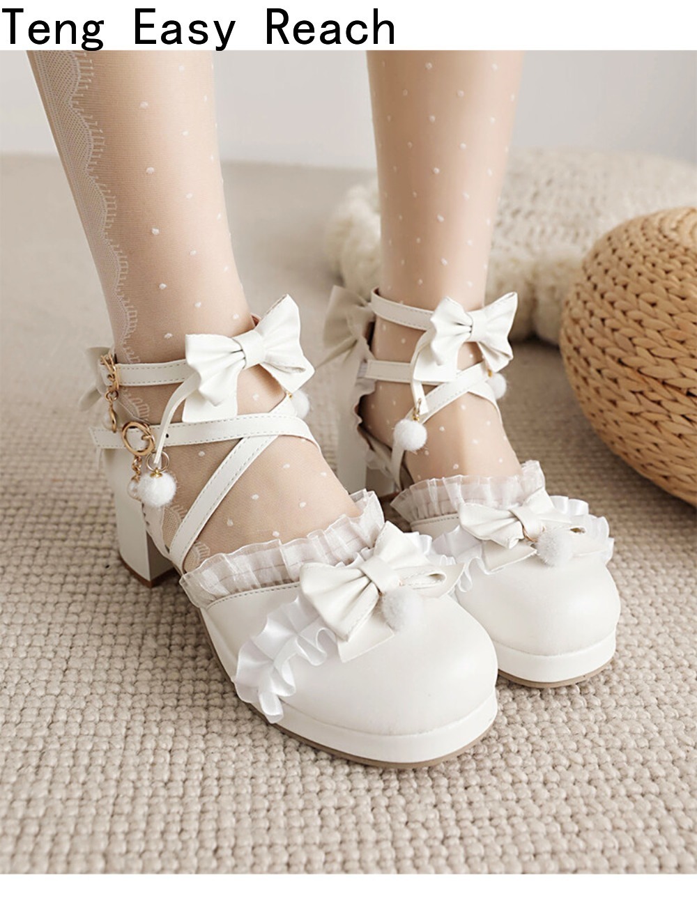 Women's White Mary Janes Sanda - огляд і ціна Women'S Shoes Easy Street