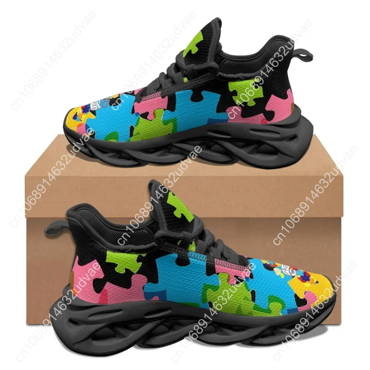Autism Awareness Sports Runnin - огляд і ціна Women Shoes Sneakers