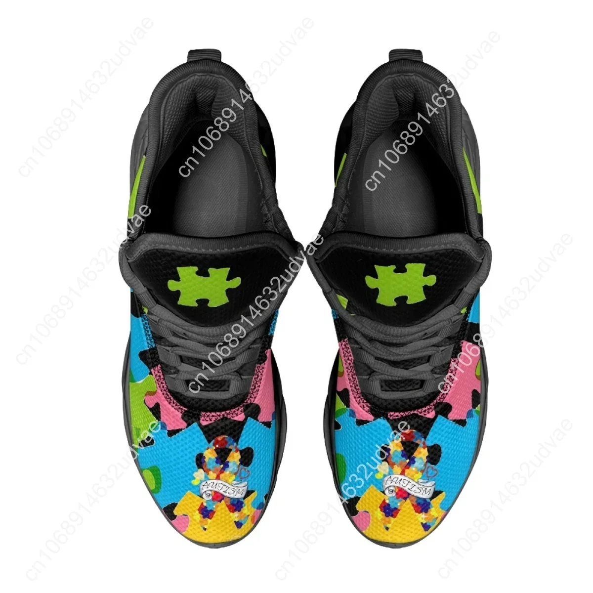 Autism Awareness Sports Runnin - огляд і ціна Women Shoes Sneakers