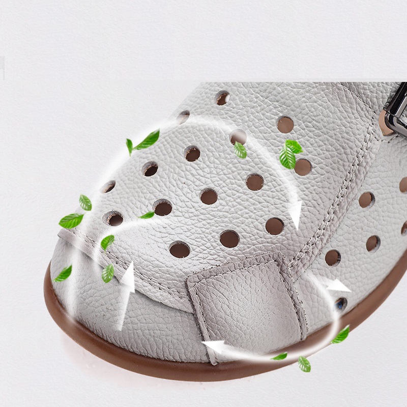 New Cow Leather Low Heel Sanda - огляд і ціна Slip On Mule Flat