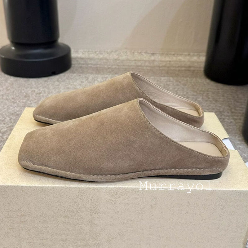 Slippers Closed Toe Genuine Le - огляд і ціна Slip On Mule Flat