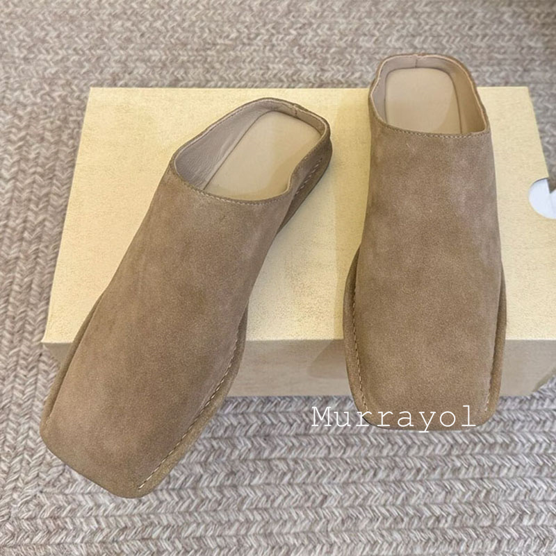 Slippers Closed Toe Genuine Le - огляд і ціна Slip On Mule Flat
