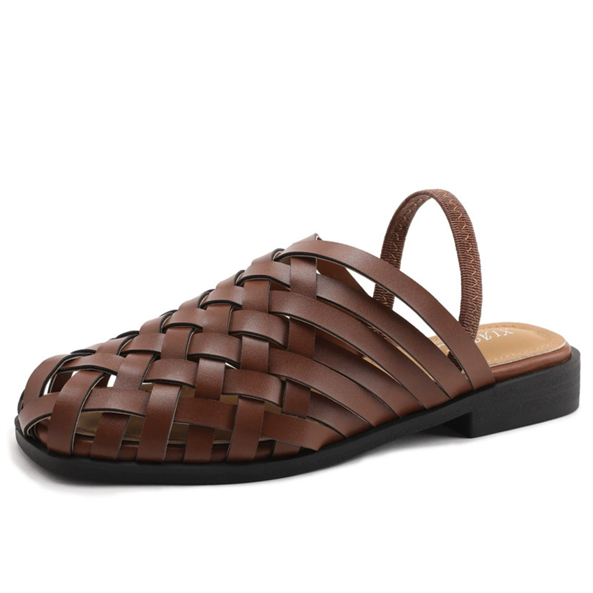 сандали женские Handmade Weave - огляд і ціна Slip On Mule Flat