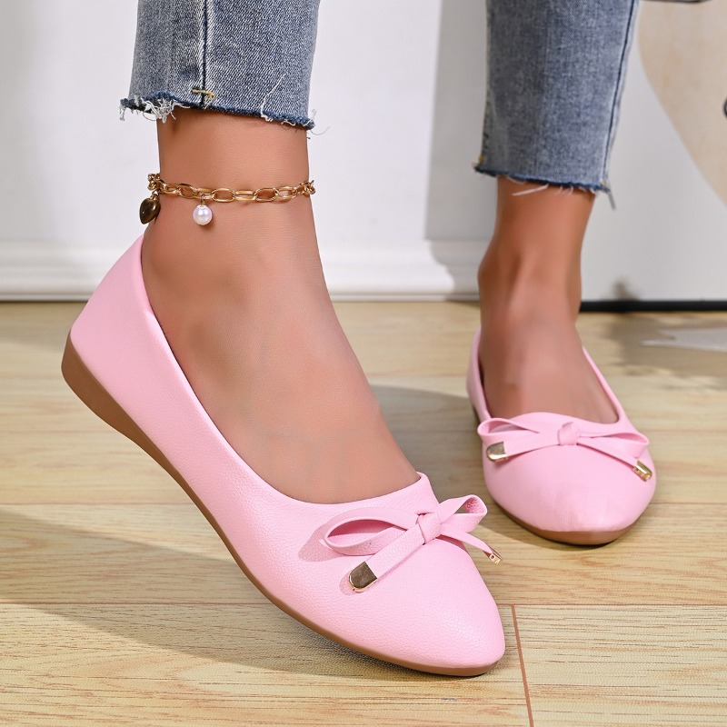 Bow Shallow Mouth Soft Sole Co - огляд і ціна Women Shoes Elegant