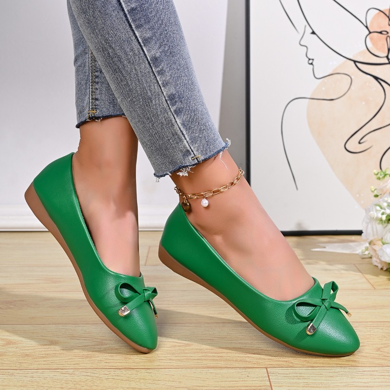 Bow Shallow Mouth Soft Sole Co - огляд і ціна Women Shoes Elegant