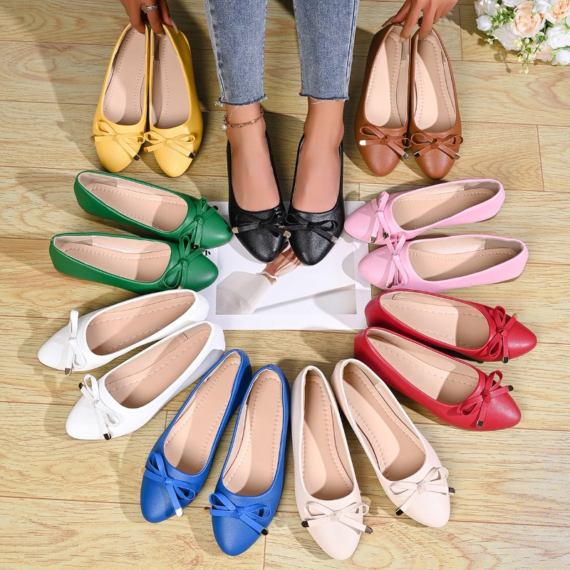 Bow Shallow Mouth Soft Sole Co - огляд і ціна Women Shoes Elegant