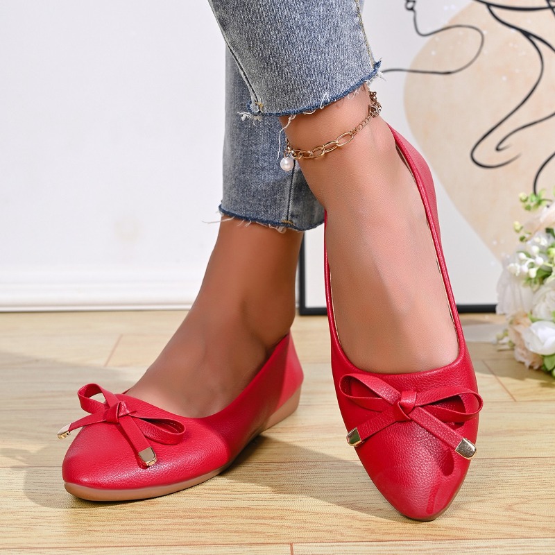 Bow Shallow Mouth Soft Sole Co - огляд і ціна Women Shoes Elegant