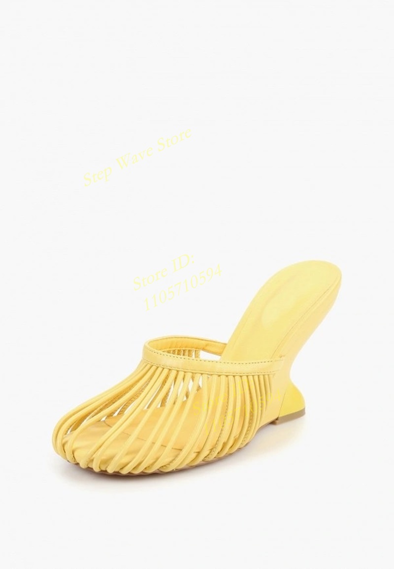 Square Toe Yellow Slippers Str - огляд і ціна Women'S Shoes Burgundy