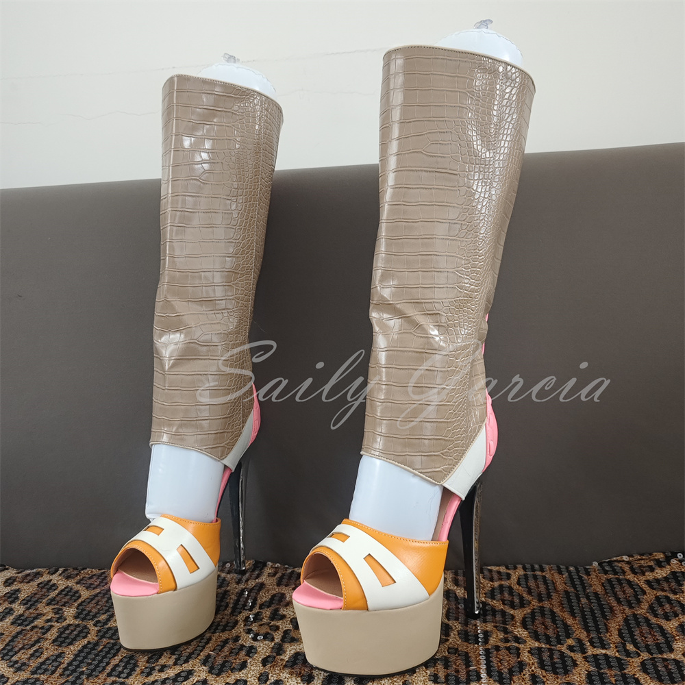 Girl Pink Heart Decor Knee Hig - огляд і ціна Knee High Boots Women