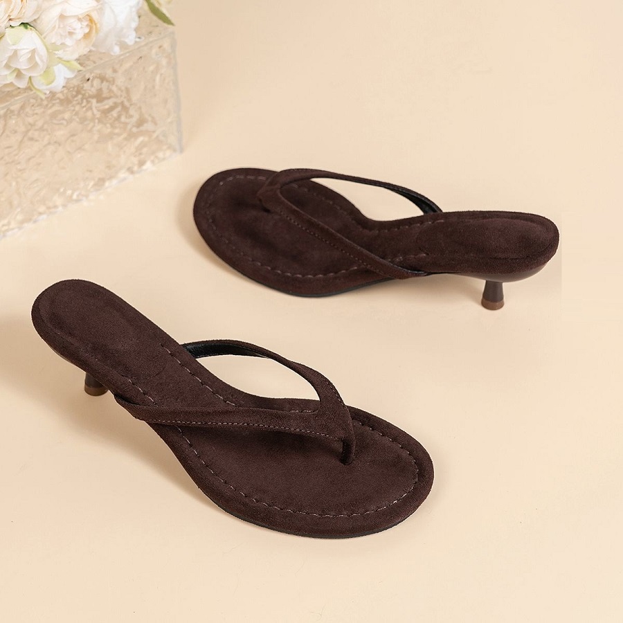 New Faux Suede Heeled Thong Sa - огляд і ціна Women Shoes Formal