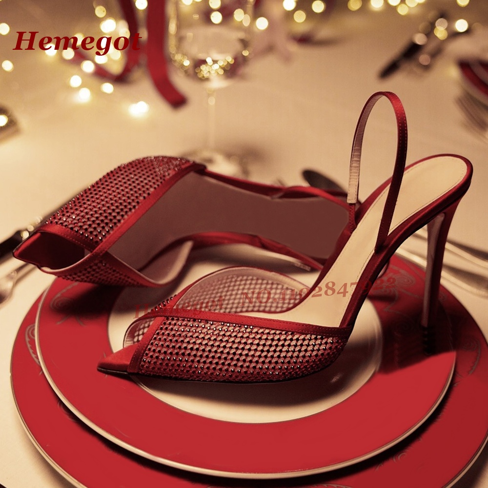 Women's Burgundy Satin Mesh Sl - огляд і ціна Women'S Shoes Burgundy