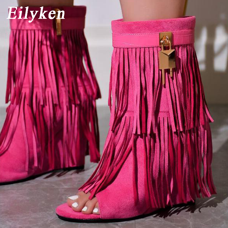 Eilyken Designer Fringe Wedges - огляд і ціна Wedge Heeled Sneaker