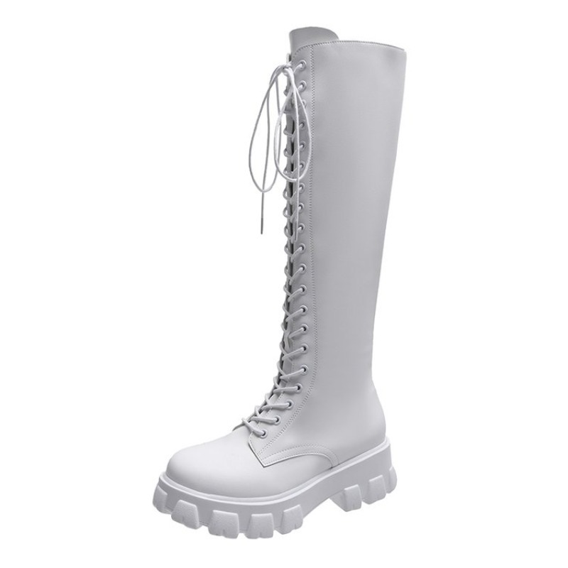 Women Knee High Boots Lace Up  - огляд і ціна Knee High Boots Women